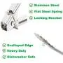 CHEFNENO Kitchen Food Tongs Heavy Duty Stainless Steel Utility Metal Tongs 12 Inch and 9 Inch for Cooking Grilling Barbecue BBQ and Serving Salad, 4 Pack CHEFNENO Kitchen Food Tongs Heavy Duty Stainless Steel Utility Metal Tongs 12 Inch and 9 Inch for Cooking Grilling Barbecue BBQ and Serving Salad, 4 Pack
