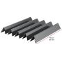 Weber 7621 Gas Grill Porcelain Enameled Flavorizer Bar Set for 300 Series Gas Grills (17.6 x 2.3 x 2.2),Gray
