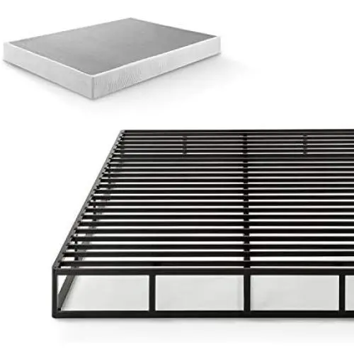 ZINUS Quick Lock Metal Box Spring / 7.5 Inch Mattress Foundation / Strong Metal Structure / Easy Assembly, King ZINUS Quick Lock Metal Box Spring / 7.5 Inch Mattress Foundation / Strong Metal Structure / Easy Assembly, King