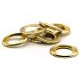 Ram-Pro 1/2'' Brass Grommets Eyelets with Washers Kit, Solid Metal Antique Style Eyelet Repair Replacement Pack, Sets of 25