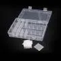 4PCS Clear White Plastic Organizer Box with Dividers 24 Grid Storage Containers Jewelry Storage Box with Dividers for Beads Earrings Necklaces Rings Metal Parts Accessories Screws Button Storage 4PCS Clear White Plastic Organizer Box with Dividers 24 Grid Storage Containers Jewelry Storage Box with Dividers for Beads Earrings Necklaces Rings Metal Parts Accessories Screws Button Storage