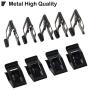 30 Pack Black Metal Retainer Clips, Universal Automotive Car Front Console Dash Dashboard Trim for Ford Mazda Audi Toyota