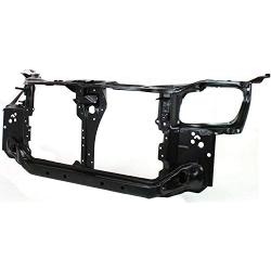 Radiator Support Assembly Compatible with 1996-1998 Honda Civic Black Steel Cpe/Hatchback/Sedan (USA/Canada Built)