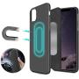 Magnetic Case for iPhone 11 Pro,[Support Magnetic Car Mount][Invisible Built-in Metal Plate] Magnet Case Ultra Thin Soft TPU Shockproof Anti-Scratch Protector Cover for iPhone 11 Pro, Black