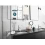 Moen 6145 Gibson One Handle Single Hole Modern Bathroom Sink Faucet with Optional Deckplate, 1 count, Chrome