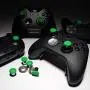 eXtremeRate 8 in 1 Green Metal Magnetic Thumbsticks Analog Joysticks for Xbox One, Xbox One Elite, Xbox One S, Xbox Series X, PS4 Slim, PS4 Pro, PS4 Controller with T8H Cross Screwdrivers