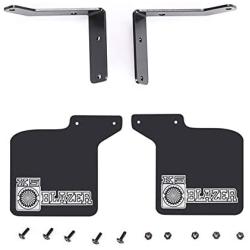 LICHIFIT Rubber Mudguard Front & Back Mud Fender Guard with Metal Stand for TRX4 Blazer K5 RC Car Upgraded Parts