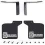 LICHIFIT Rubber Mudguard Front & Back Mud Fender Guard with Metal Stand for TRX4 Blazer K5 RC Car Upgraded Parts