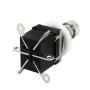 ESUPPORT 6Pin DPDT Latching Stomp Foot Switch Pedal Guitar Push Button Metal True Bypass AC 250V/2A 125V/4A Pack of 5