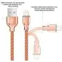 Lightning Cable,[MFi Certified]Fantany Durable Metal USB Lightning Charging Cable Compatible with iPhone 12,12 Mini,12 Pro12 Pro Max,11,11 Pro,11 Pro Max,SE,iPad mini,iPad Air,iPod Touch (3.3ft, Rose)