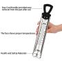 Candy Thermometer with Pot Clip Stay Cool Hanging Handle Professional Cooking Oil/Deep Fry Thermometer Candy Thermometer with Pot Clip Stay Cool Hanging Handle Professional Cooking Oil/Deep Fry Thermometer