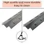 DcYourHome Gas Grill Heat Shield Plate Replacement for Charbroil,Flame Tamer for Kenmore, Grill King and Others, Part NO: G430-0005-W1 (4 Pack Flavorizer Bar)