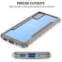 Samsung S20 Case Double Series Military Grade Drop Protection Hybrid Heavy Duty Extreme Protection Clear Sturdy Metal Bumper Case Support Wireless Charging for Samsung S20 6.2'' Gray