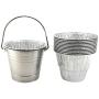 BIG PART Stainless Steel Grease Bucket with 12-Pack Drip Bucket Insert Replacement for Green Mountain Grills,Daniel Boone/Jim Bowie Choice and Prime Grill