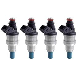 Fuel Injectors ECCPP Performance 4pcs 2 Hole Fuel Injector Kits 4G63T Fit for for M-azda for Miata/MX-5 Miata/RX-7,for E-agle for Talon,for P-lymouth for Laser,for S-cion for tC/xA