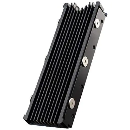 QIVYNSRY M.2 heatsink 2280 SSD Double-Sided Heat Sink with Thermal Silicone pad for PCIE NVME M.2 SSD or NGFF SATA M.2 SSD Black QIVYNSRY M.2 heatsink 2280 SSD Double-Sided Heat Sink with Thermal Silicone pad for PCIE NVME M.2 SSD or NGFF SATA M.2 SSD Black