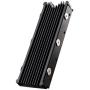 QIVYNSRY M.2 heatsink 2280 SSD Double-Sided Heat Sink with Thermal Silicone pad for PCIE NVME M.2 SSD or NGFF SATA M.2 SSD Black