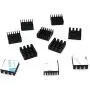 DGZZI Heatsink 10PCS 14x14x7mm Aluminium Radiator Cooling Fin with 3M-8810 Thermal Adhesive for Raspberry Pi,VGA RAM,IC Chips,Mosfet SCR DGZZI Heatsink 10PCS 14x14x7mm Aluminium Radiator Cooling Fin with 3M-8810 Thermal Adhesive for Raspberry Pi,VGA RAM,IC Chips,Mosfet SCR