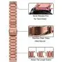Kartice Bands Compatible with Samsung Galaxy Watch 3 41mm Bands Active 2 44mm 40mm Bands 20mm Solid Stainless Steel Metal Band for Galaxy Active 2 Bands Men Women (Rose Gold)