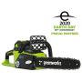 Greenworks G-MAX 40V 16-Inch Cordless Chainsaw, Battery and Charger Not Included 20322