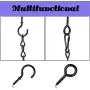 Hanging Chain for Bird Feeders, Birdbaths, Chimes, Planters, Lanterns and Ornaments, Metal Hook (Black,156 Inch) Hanging Chain for Bird Feeders, Birdbaths, Chimes, Planters, Lanterns and Ornaments, Metal Hook (Black,156 Inch)