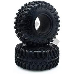 INJORA RC Tires 2.2inch RC Rubber Tyre Set 4pcs for 1/10 RC Crawler Axial SCX10 AX10 Wraith D90