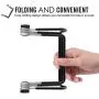 MoKo Foldable Tablet Stand, 2 Pack Adjustable Metal Holder for 9-12.9'' Tablet, Fits with New iPad 10.2, iPad Air 4 10.9, Air 3, iPad Pro 12.9/ Pro 11/10.5/9.7, Galaxy Tab E 9.6, A 10.1/S6/S7 - Black MoKo Foldable Tablet Stand, 2 Pack Adjustable Metal Holder for 9-12.9'' Tablet, Fits with New iPad 10.2, iPad Air 4 10.9, Air 3, iPad Pro 12.9/ Pro 11/10.5/9.7, Galaxy Tab E 9.6, A 10.1/S6/S7 - Black