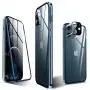 KumWum Full Body Magnetic Case for iPhone 12 Mini Front and Back Tempered Glass Aluminum Bumper Double Sided Clear Cover Built in Camera Lens Protector, Blue + Silver KumWum Full Body Magnetic Case for iPhone 12 Mini Front and Back Tempered Glass Aluminum Bumper Double Sided Clear Cover Built in Camera Lens Protector, Blue + Silver