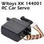 GoolRC RC Car Servo Replacement Part Metal Gear Servo for WLtoys 144001 RC Buggy