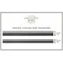 Exclusive Home Curtains Topper Double Curtain Rod and Finial Set, 66''-120'', Gunmetal Exclusive Home Curtains Topper Double Curtain Rod and Finial Set, 66''-120'', Gunmetal