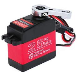 25KG Digital Servo Full Metal Gear High Torque Waterproof for RC Car Crawler Robot Control Angle 270°