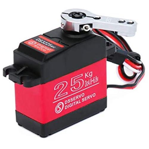 25KG Digital Servo Full Metal Gear High Torque Waterproof for RC Car Crawler Robot Control Angle 270°