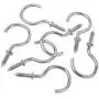 BronaGrand 50 Pieces Metal Screw-in Ceiling Hooks Cup Hook,Screw Hanger for Hanging Plants Mugs Kitchen Utensils Wind Chimes 1-1/4''(Silver) BronaGrand 50 Pieces Metal Screw-in Ceiling Hooks Cup Hook,Screw Hanger for Hanging Plants Mugs Kitchen Utensils Wind Chimes 1-1/4''(Silver)