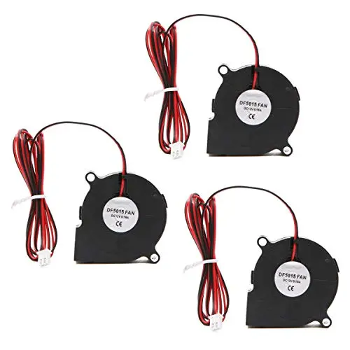 Cooling Blower Fan,3PCS 12V 0.18A 5015 Cooling Blower Exhaust Turbo Fan for 3D Printer Cooling Blower Fan,3PCS 12V 0.18A 5015 Cooling Blower Exhaust Turbo Fan for 3D Printer