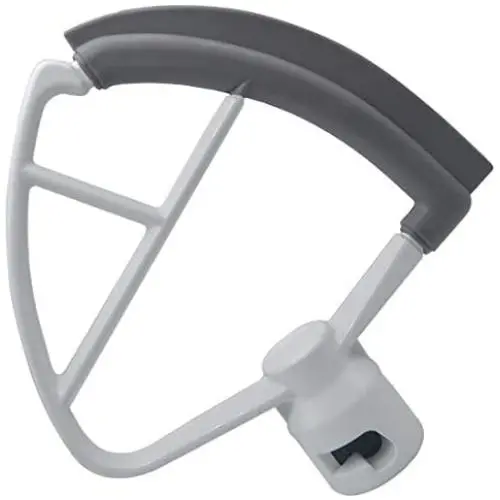 4.5/5 Quart Flex Edge Beater for KitchenAid Tilt-Head Stand Mixer, All-Metal Die Cast Flat Beater Blade with Flexible Silicone Edges Bowl Scraper