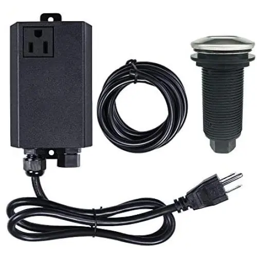 Garbage Disposal Air Switch Kit Sink Top Waste Disposal Long Stainless Steel On/Off Air Button Food and Waste Disposals Part by Etoolcity Garbage Disposal Air Switch Kit Sink Top Waste Disposal Long Stainless Steel On/Off Air Button Food and Waste Disposals Part by Etoolcity