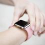 IEOVIEE [Pack 5] Compatible for Apple Watch Bands 38mm 42mm women men, Soft Silicone Strap Compatible with iWatch bands Series 6 5 4 3 2 1 & SE (Rose Gold/Pink/Wine red/Gray/Baby Blue, 38mm/40mm-S/M)