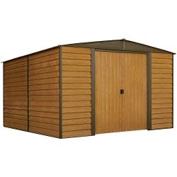 Arrow WR1012 Woodridge EG, 10 by 12-Feet Steel Storage Shed, ft. x ft