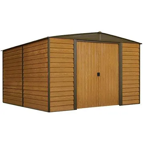 Arrow WR1012 Woodridge EG, 10 by 12-Feet Steel Storage Shed, ft. x ft Arrow WR1012 Woodridge EG, 10 by 12-Feet Steel Storage Shed, ft. x ft