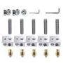 Onyehn 22pcs/Lots A8&A2 3D Printer Part Each 5PCS 0.4mm Extruder Nozzle Print Head+1.75mm Teflon Throat Tube+Heater Blocks Hotend for MK8 Makerbot Reprap Onyehn 22pcs/Lots A8&A2 3D Printer Part Each 5PCS 0.4mm Extruder Nozzle Print Head+1.75mm Teflon Throat Tube+Heater Blocks Hotend for MK8 Makerbot Reprap