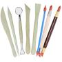 Wartoon 38Pack Sculpting Tools with Reusable Pouch for Polymer Clay Pottery Ceramic Art Craft