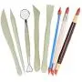 Wartoon 38Pack Sculpting Tools with Reusable Pouch for Polymer Clay Pottery Ceramic Art Craft Wartoon 38Pack Sculpting Tools with Reusable Pouch for Polymer Clay Pottery Ceramic Art Craft