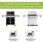 Utheer 62752 Grill Burner Tube 19.5 Inches for Weber Genesis 300 Series, Genesis EP310 EP320 EP330 S310 S320 S330 Gas Grills 2011 to 2016 Model Years, Fits Up Front Control, 304 Stainless Steel