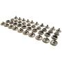 Snap Fasteners 100% Stainless Steel Boat Marine Canvas Upholstery Snaps Cap - Socket - Stud - Eyelet All Four Parts (20 of Each Piece)