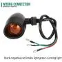 Motorcycle Turn Signals, INNOGLOW 2pcs Heavy Duty Incandescent Bulbs Amber Bullet Amoke Lens Indicators Blinkers Lights for Harley Davidson Honda Suzuki Kawasaki Yamaha (Black) Motorcycle Turn Signals, INNOGLOW 2pcs Heavy Duty Incandescent Bulbs Amber Bullet Amoke Lens Indicators Blinkers Lights for Harley Davidson Honda Suzuki Kawasaki Yamaha (Black)