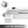 Happybuy Door Push Bar Panic Exit Device with Exterior Lever Commercial Emergency Exit Bar Panic Exit Device for Wood Metal Door Panic Exit Bar with Door Knob (Push Bar with Lever)