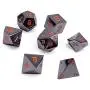Set of 7 Black Lava Full Metal Polyhedral Dice by Norse Foundry | RPG Math Games DnD Pathfinder … Set of 7 Black Lava Full Metal Polyhedral Dice by Norse Foundry | RPG Math Games DnD Pathfinder …