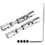 RC Car Drive Shafts, Metal Drive Shafts for FY001-25 RC Military Crawler Truck Upgrade Accessory Parts