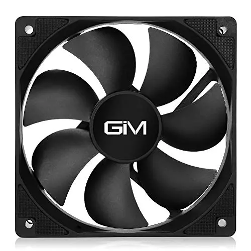 GIM KB-7 PWM Case Fan 120mm High Performance Cooling Quiet Fan, 4 Pin, 200-1800 RPM GIM KB-7 PWM Case Fan 120mm High Performance Cooling Quiet Fan, 4 Pin, 200-1800 RPM