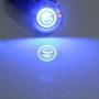 Etopars 12V Car Blue LED Light Rear Fog Push Button Metal Toggle Switch 16mm